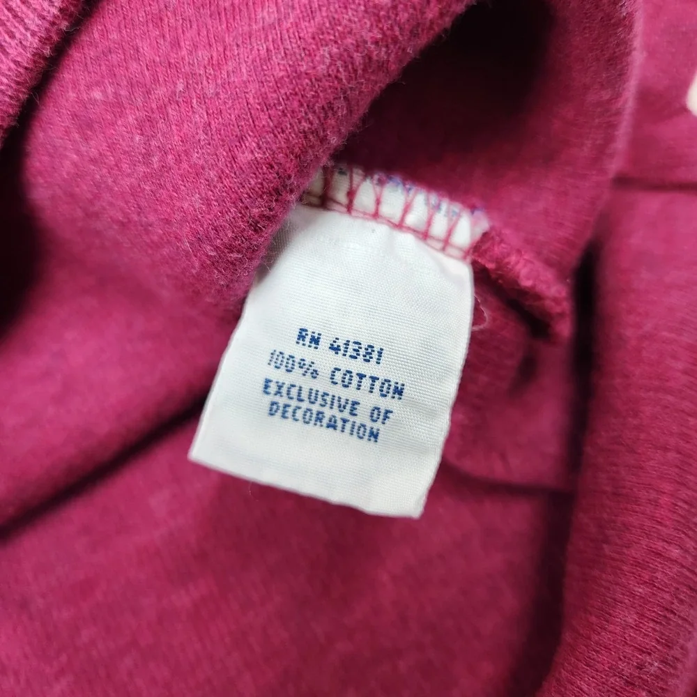 Polo Ralph Lauren‎ Sweater Mens L Magenta Quarter Zip Mock Neck Cotton Pullover